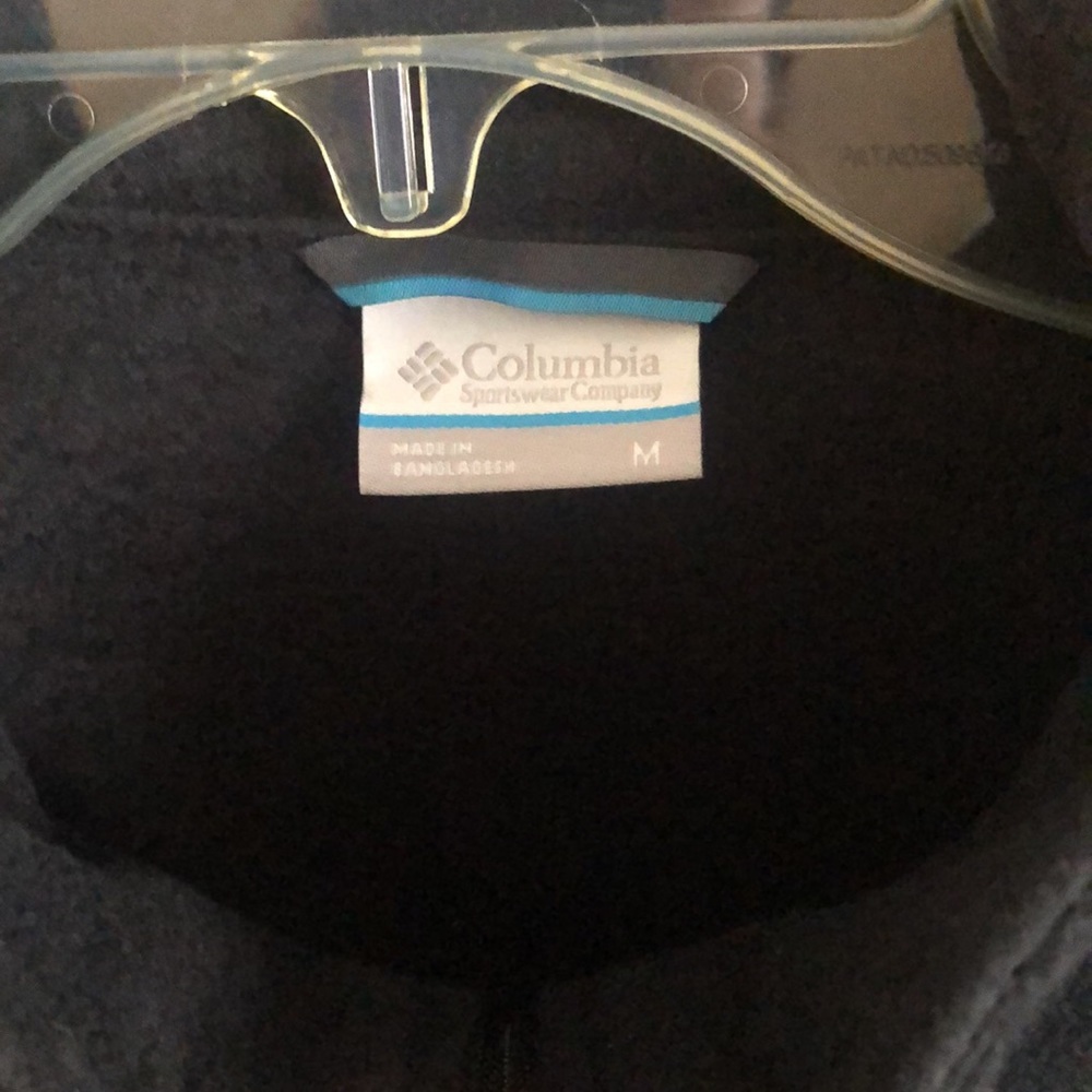 Columbia Men’s Fleece Jacket - Black, Size M, Like New - Picture 3 of 3
